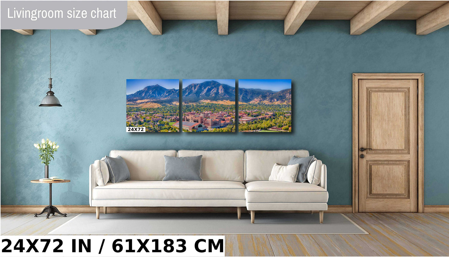 Folsom Field Wall Art - Boulder Colorado Decor | CU Buffs Canvas Print
