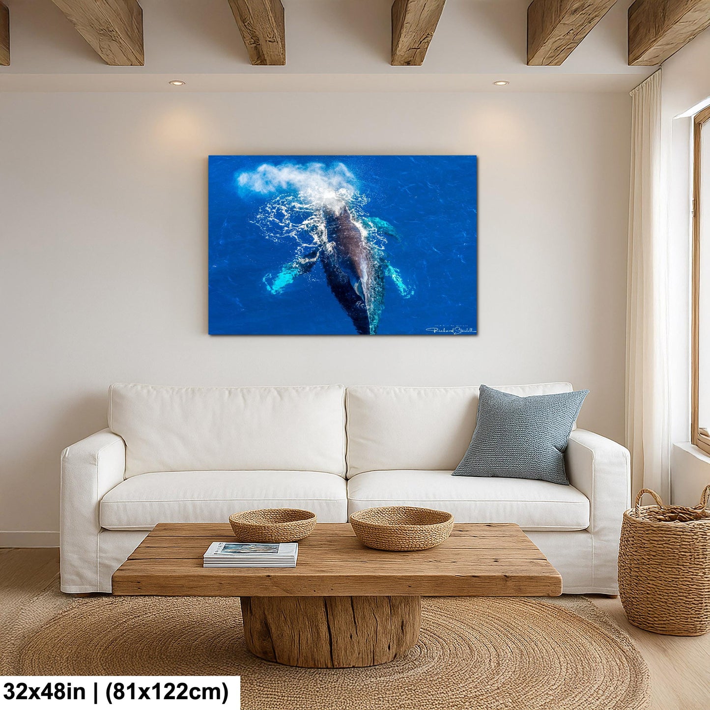 Humpback Whale Wall Art - Ocean Photo Print for Home