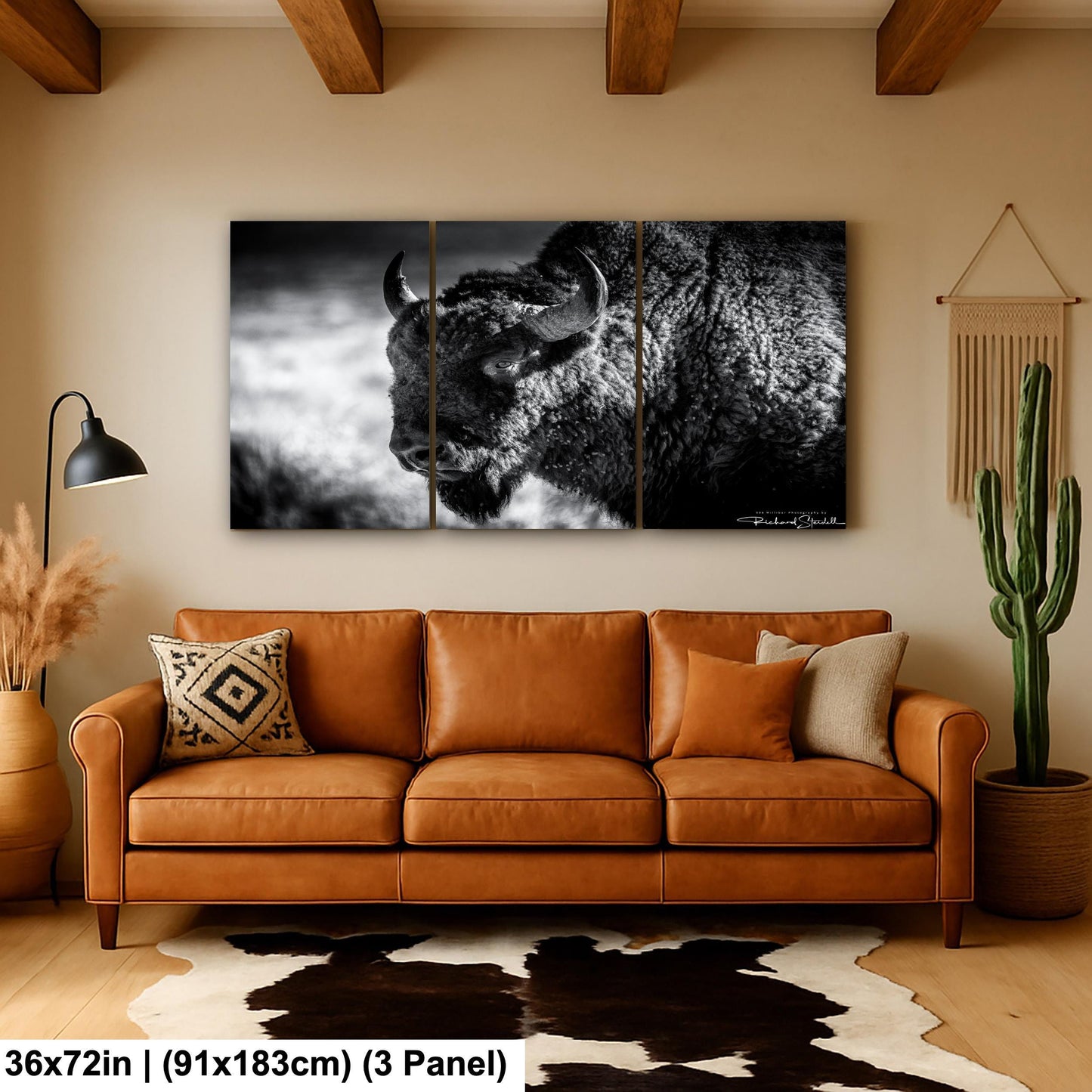 Buffalo Wall Art: Rustic Wildlife Photography - Ready to Hang