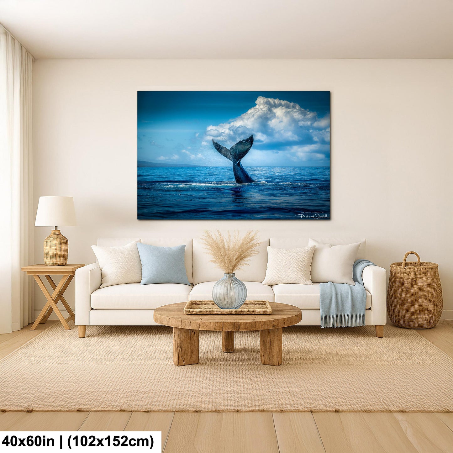 Humpback Whale Wall Art – Ocean Photo Print | Premium Photo Paper Decor