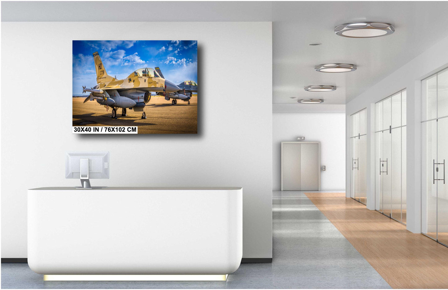F-16 MIG Killer Wall Art - Fighter Jet Decor | Military Aircraft Canvas Print