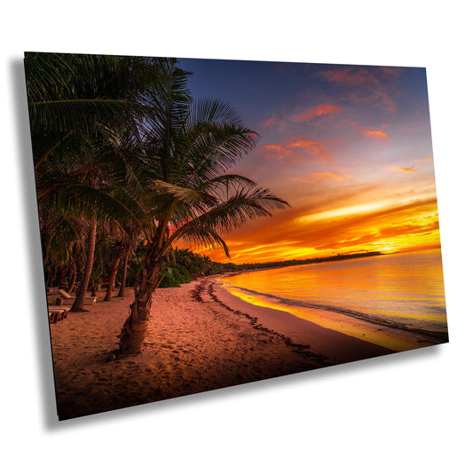 Tulum Wall Art - Vibrant Beach Wall Art | Coastal Home Decor | Large Canvas Print