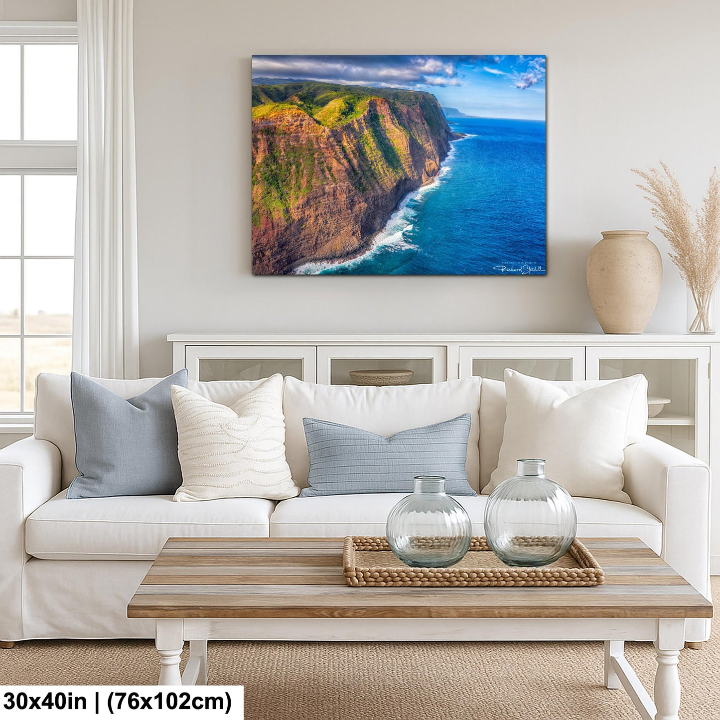 Molokai Island Photo Print - Sunrise Ocean Wall Decor