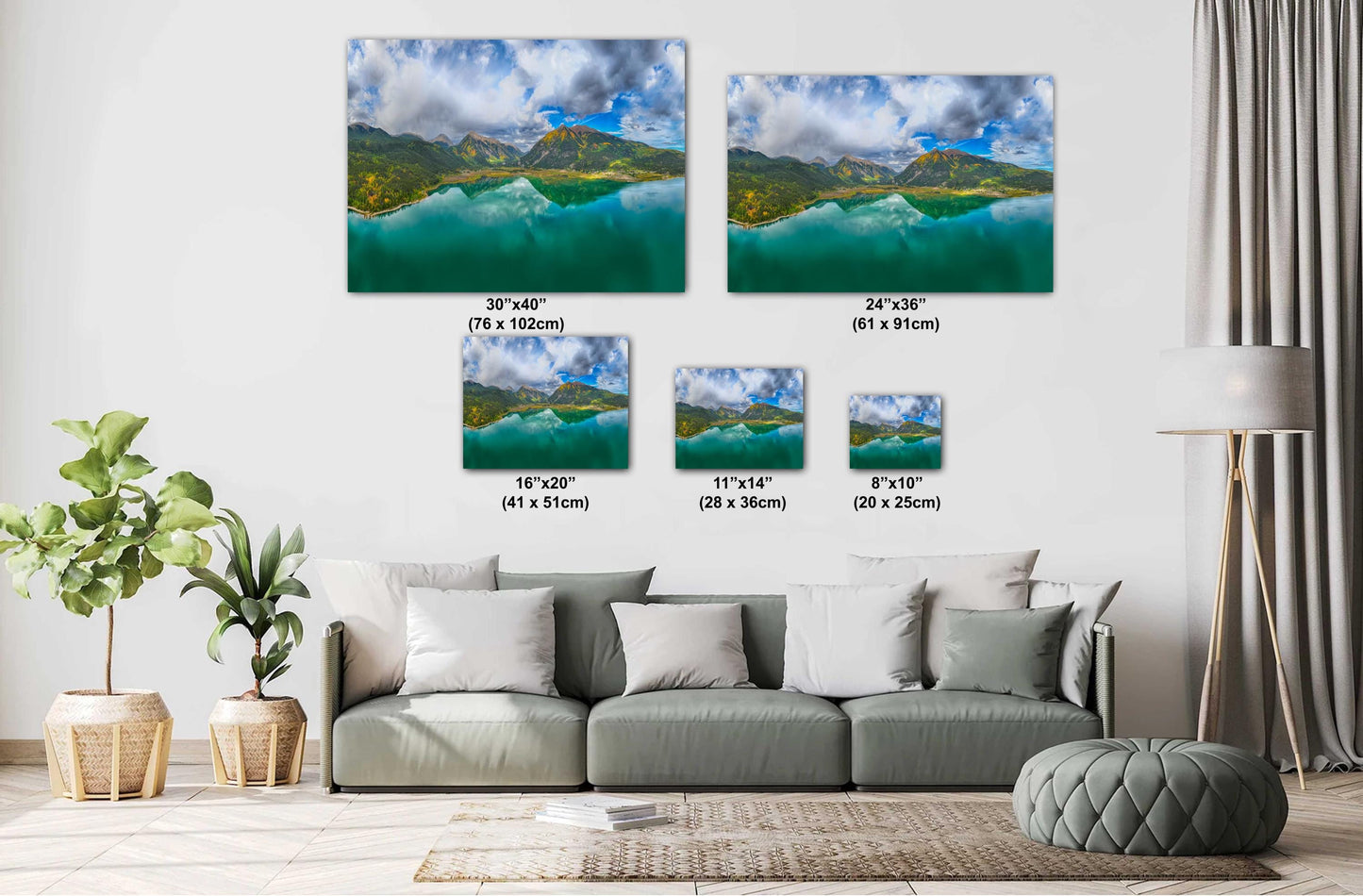 Twin Lakes Wall Art - Colorado Wall Decor | Mountain Canvas Print | Ready To Hang