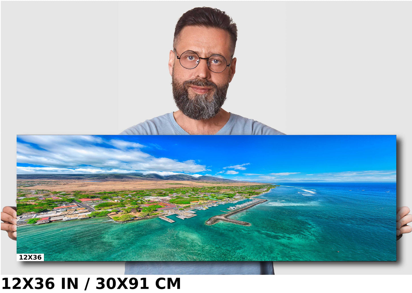 Lahaina Harbor Wall Art - Maui Photo Print | Hawaii Wall Decor, Ready To Hang Canvas