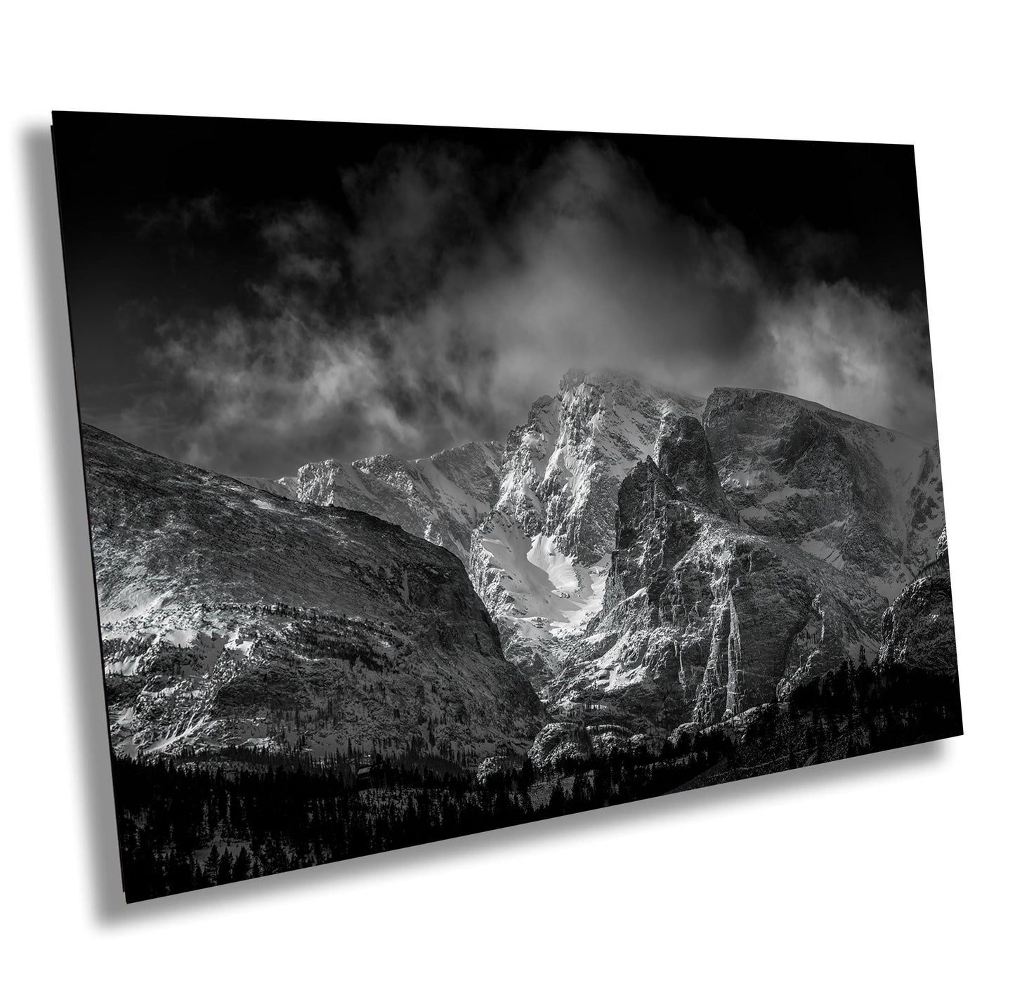 Rocky Mountain Wall Art - Vibrant Mountain Landscape Print | Ready to Hang Canvas
