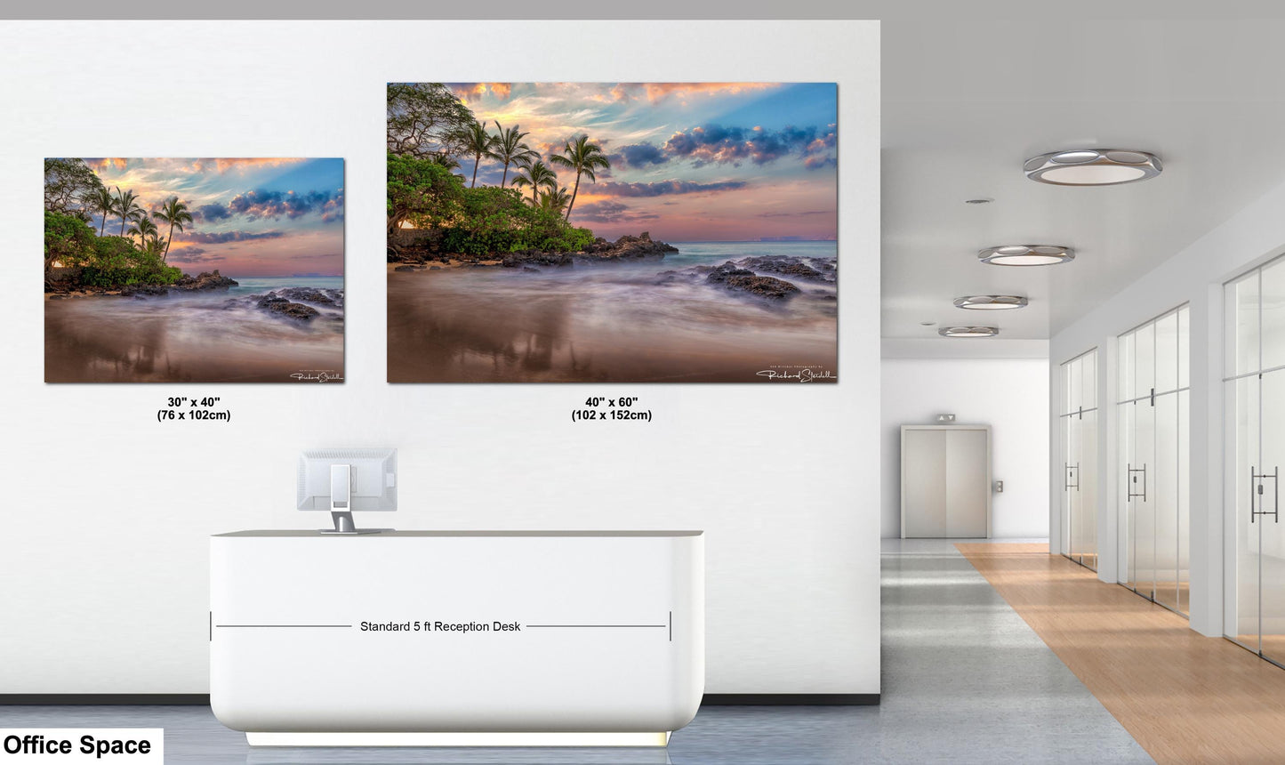 Maui Secret Beach Print - Premium Wall Print & Ready To Hang Canvas Wall Decor