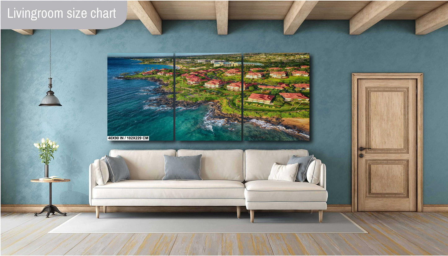 Maui Wall Art - Tropical Canvas Print | Ready to Hang | Vivid Color Prints