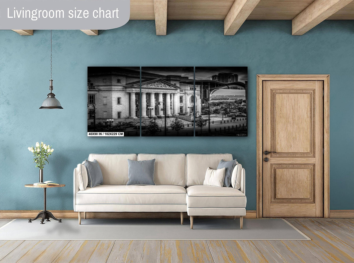 Nashville Skyline Art - Tennessee Cityscape Print | Ready to Frame Vibrant Photo