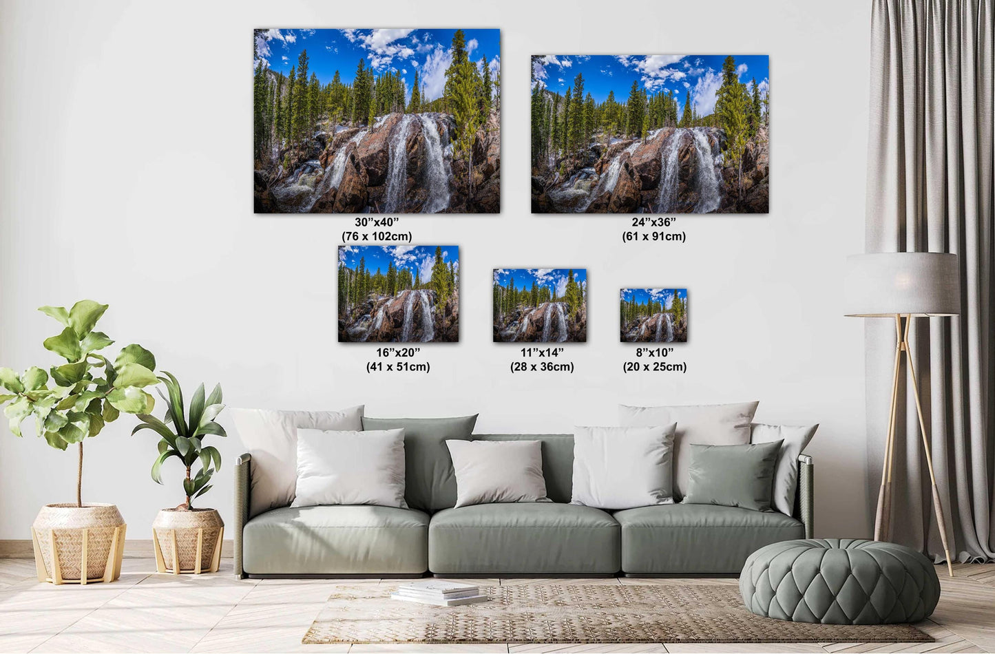 Colorado Waterfall Wall Art - Landscape Canvas, Metal & Acrylic Prints