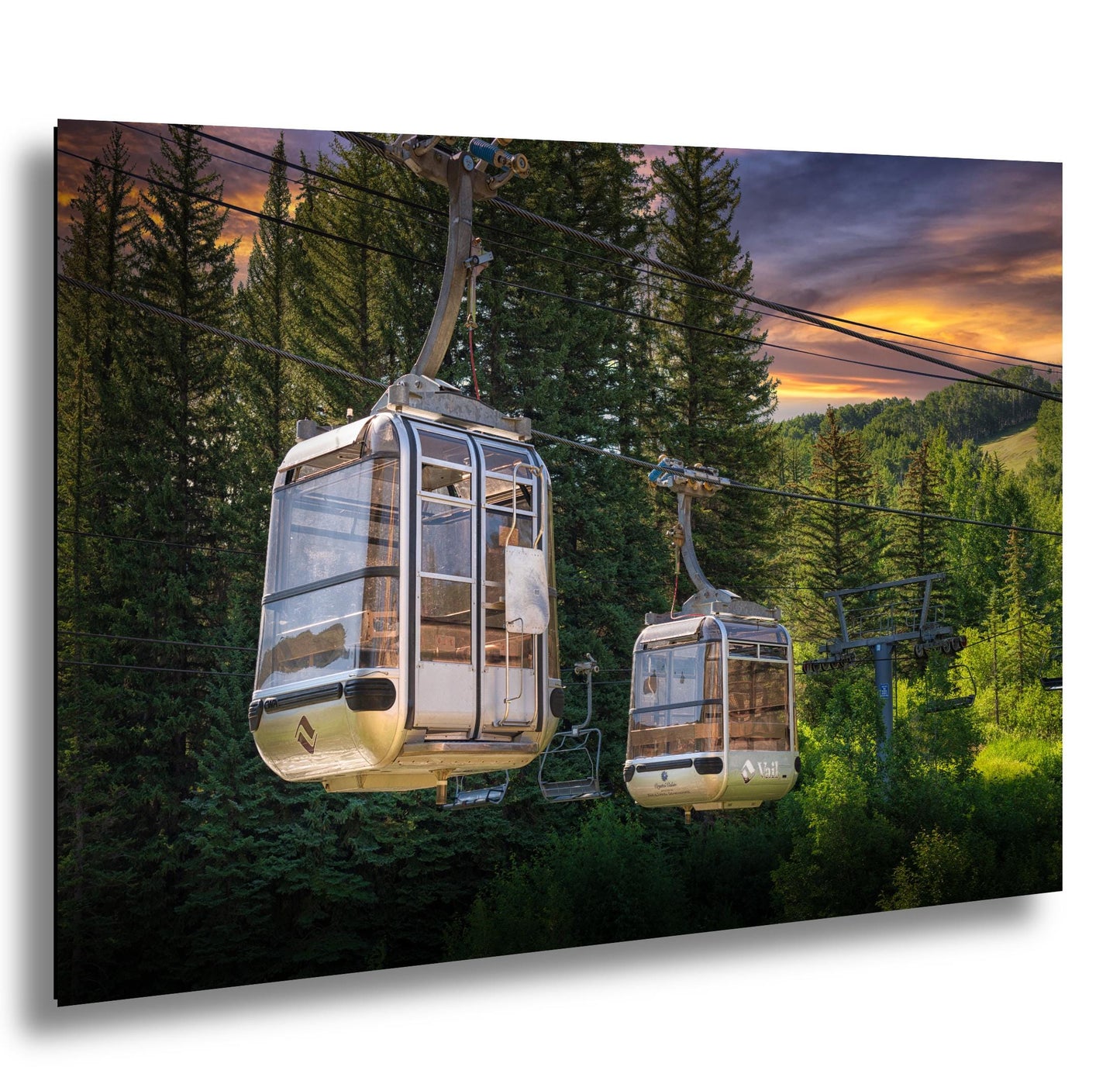 Vail Ski Lift Art - Canvas, Metal & Acrylic Wall Prints for Mountain Home Decor