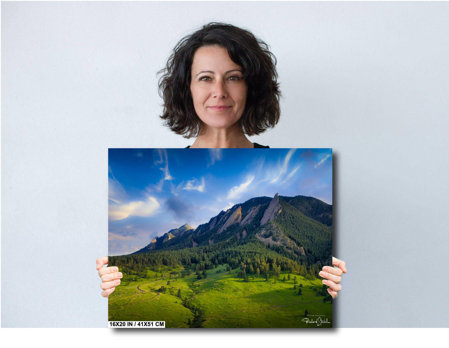 Boulder Flatirons Sunset – Colorado Canvas Art | Mountain Wall Decor Print