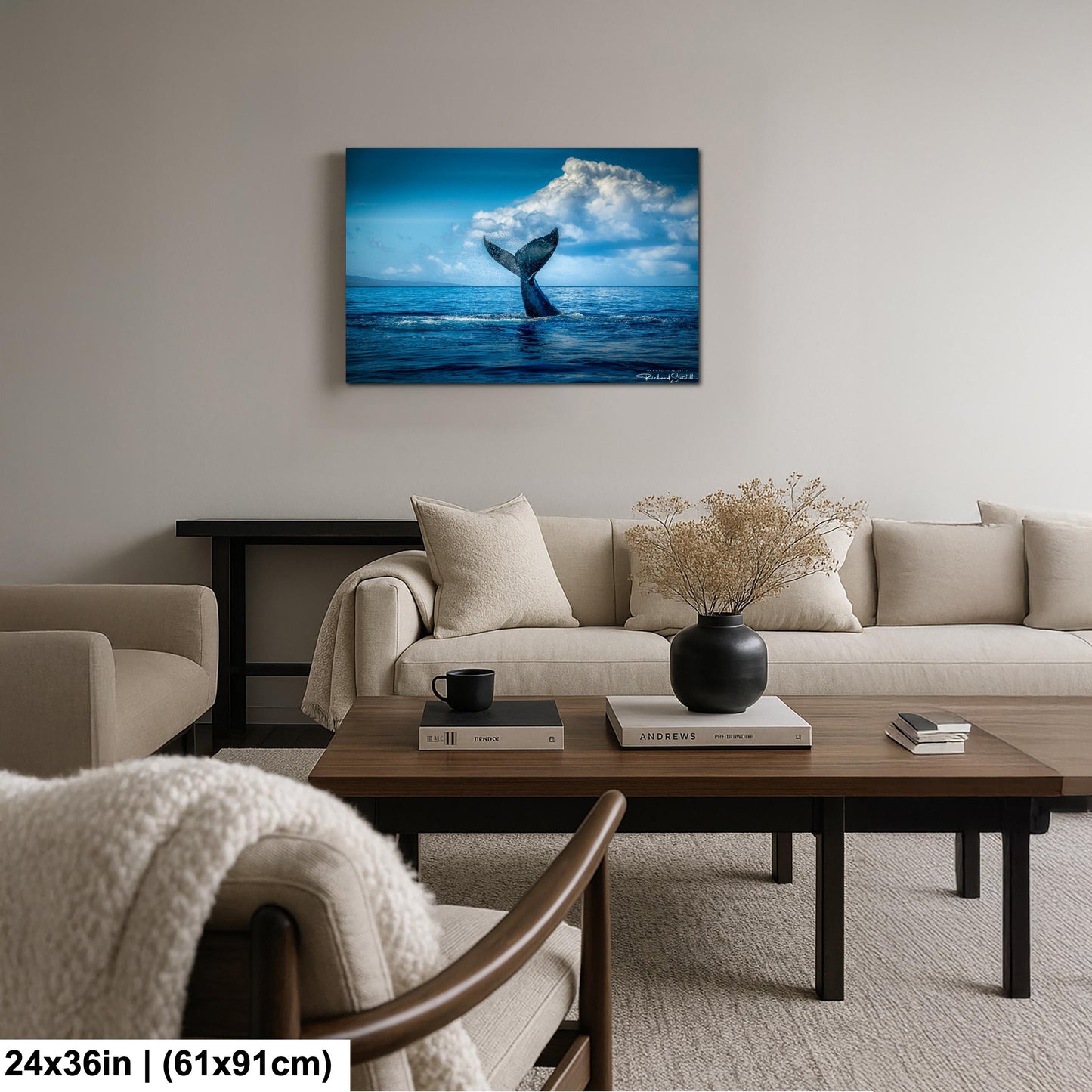 Humpback Whale Wall Art – Ocean Photo Print | Premium Photo Paper Decor