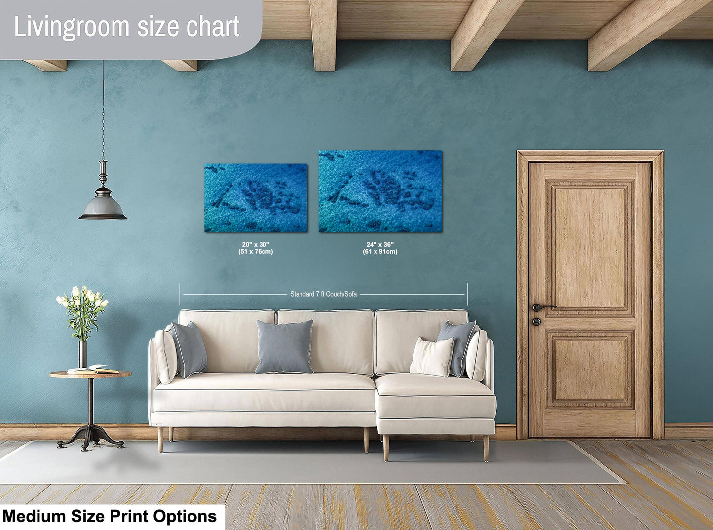 Ocean Reef Photography – Vibrant Coastal Art | Aerial Beach View Print