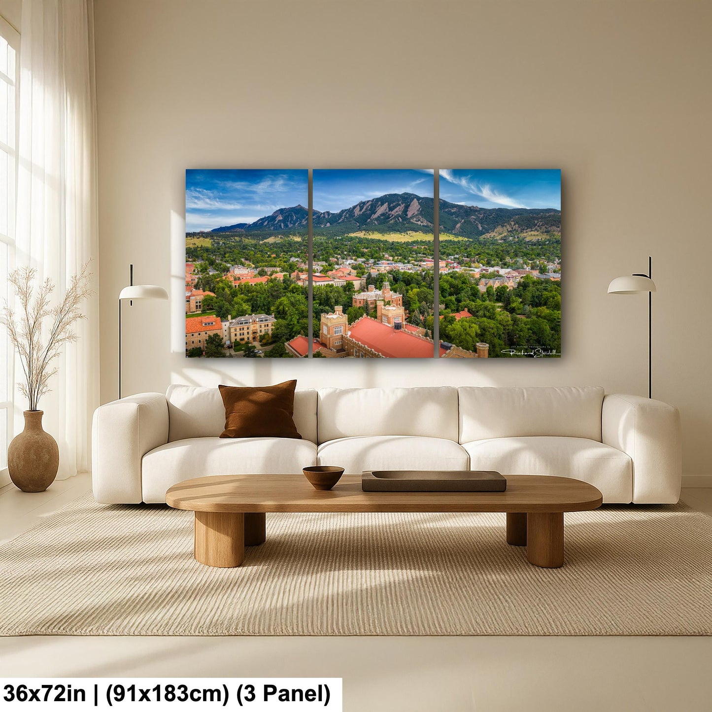 CU Boulder Wall Art – Flatirons Colorado Print | Ready To Hang Canvas