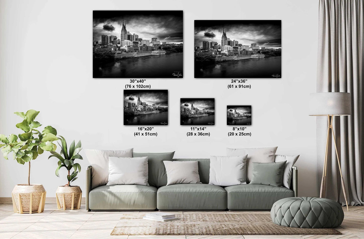 Nashville Skyline Photo Print - Cityscape Wall Art | Music City Photography Gift