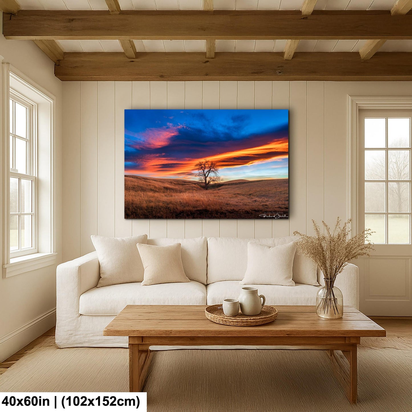 Colorado Sunset Photo Print – Western Landscape Art With Rustic Decor & Vivid Colors