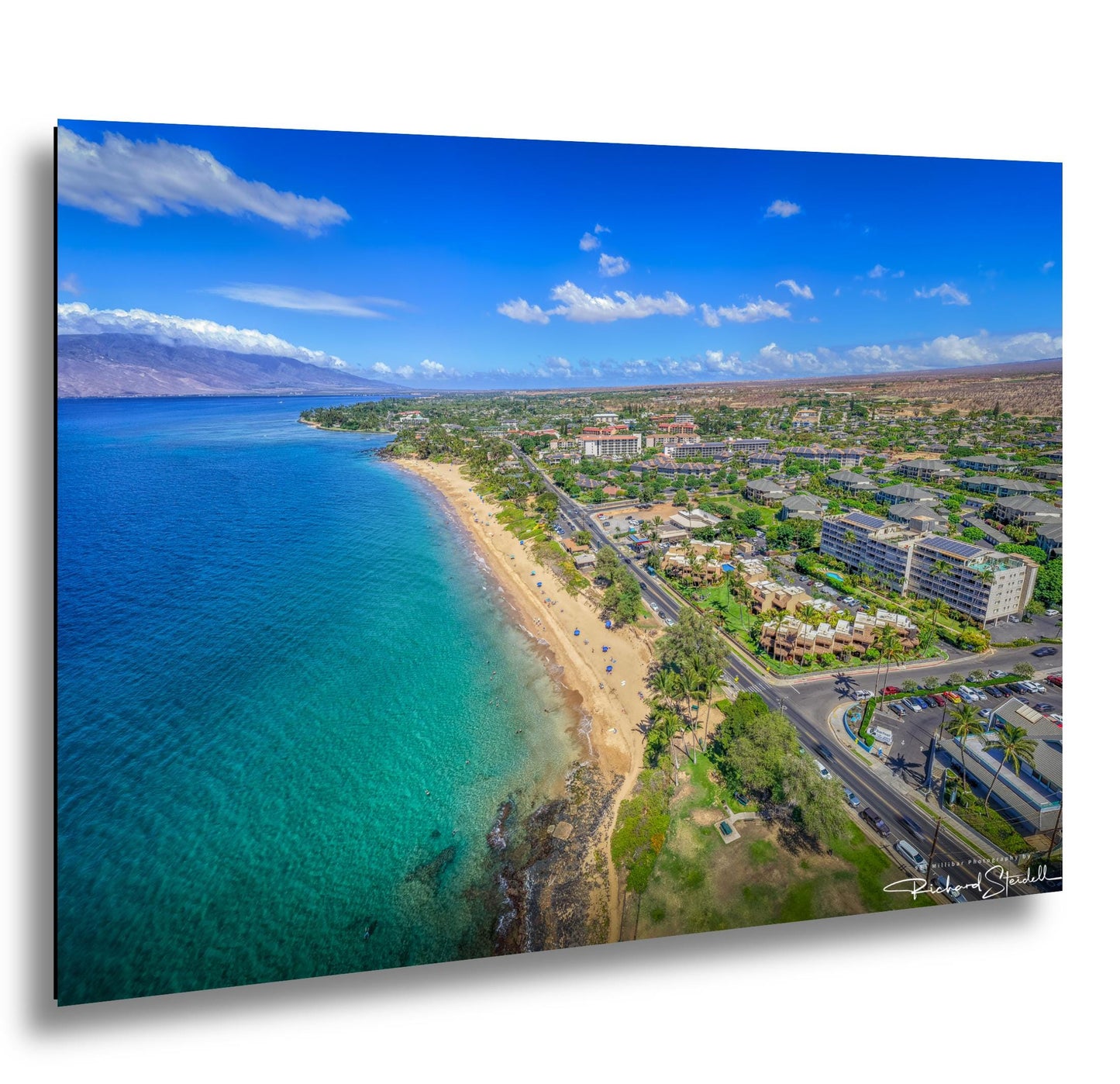 Tropical Ocean Wall Art - Maui Wall Decor | South Kihei Art Canvas Print