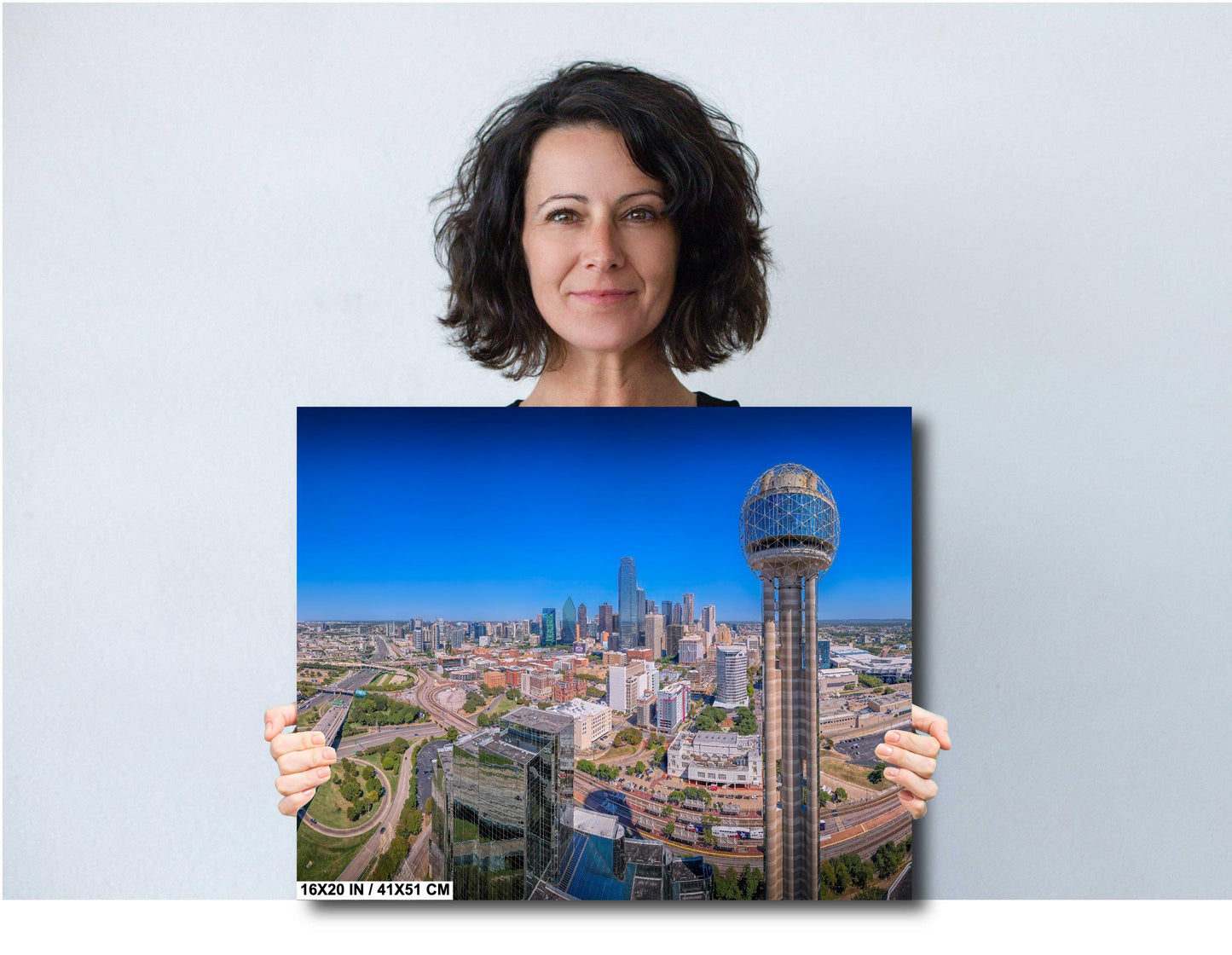 Dallas Skyline Print - Premium Dallas Wall Art | Modern Canvas & Metal Photo