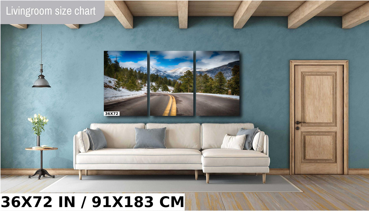 Rocky Mountains Wall Art - Mountain Landscape Canvas | Nature Photography Print