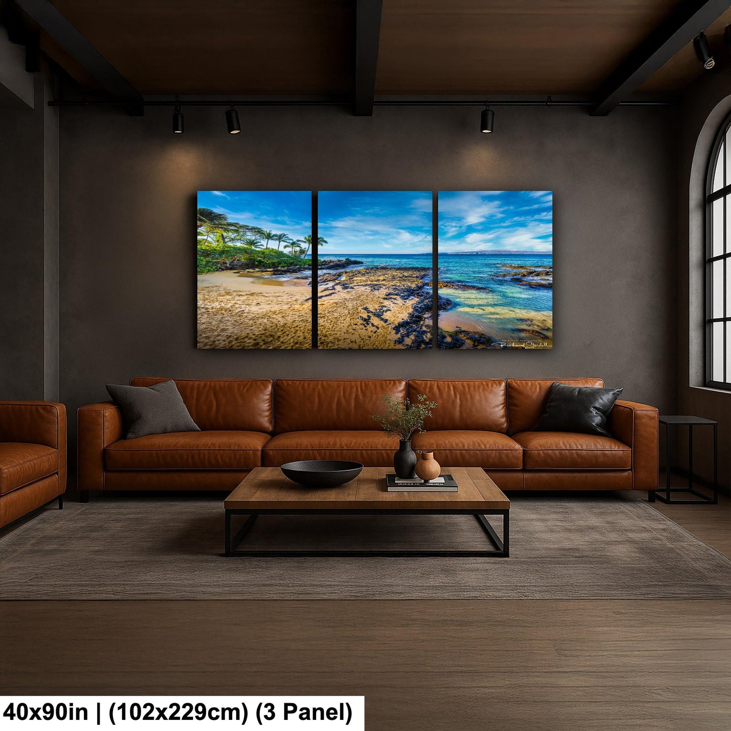 Maui Secret Beach Print - Sunrise Ocean Decor on Premium Photo Paper