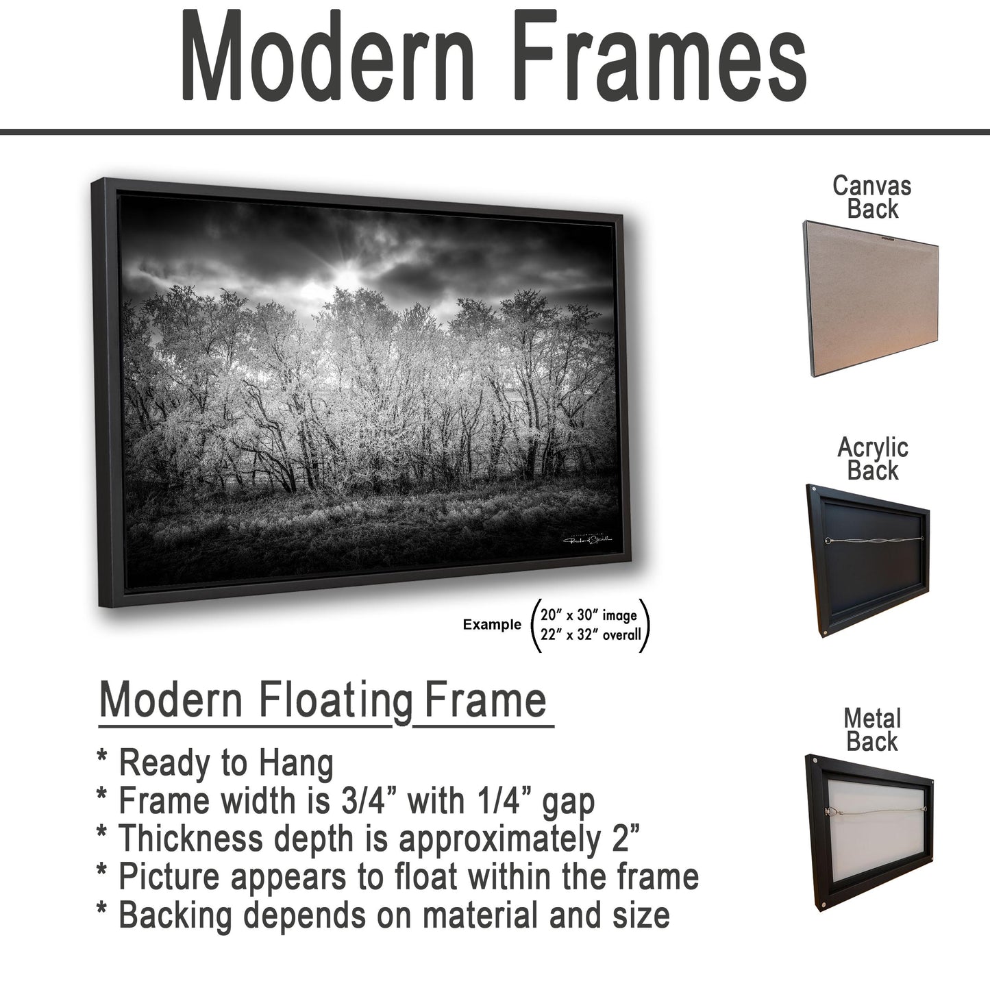 Rocky Mountain Landscape Print: Winter Nature Scene (Canvas or Metal)