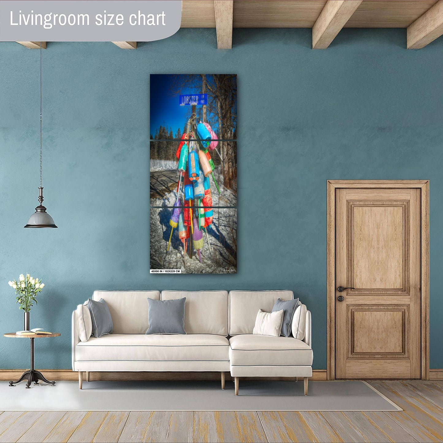 Maine Lobster Shack - Vintage Lobster Fisherman Art | Coastal Maritime Wall Art Print