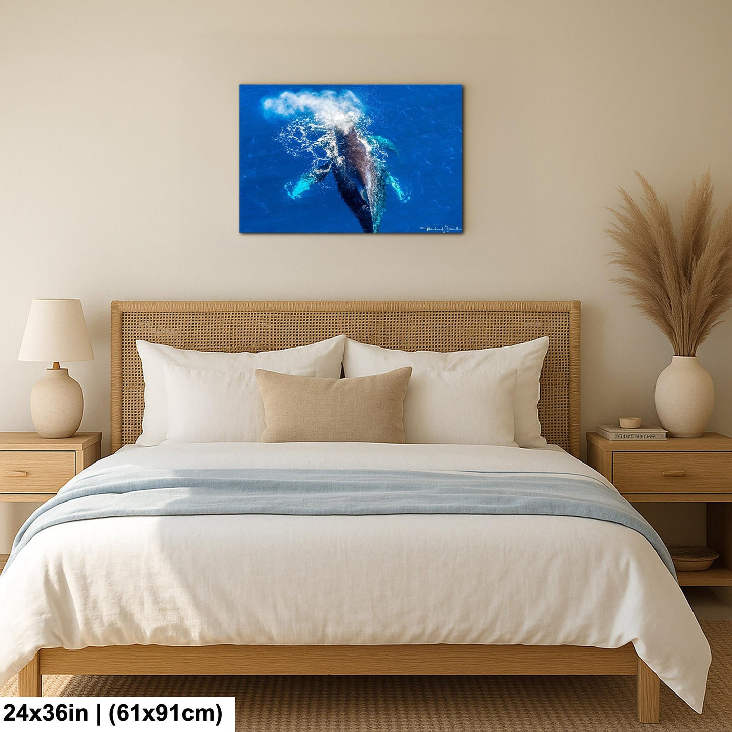 Humpback Whale Wall Art - Ocean Photo Print for Home
