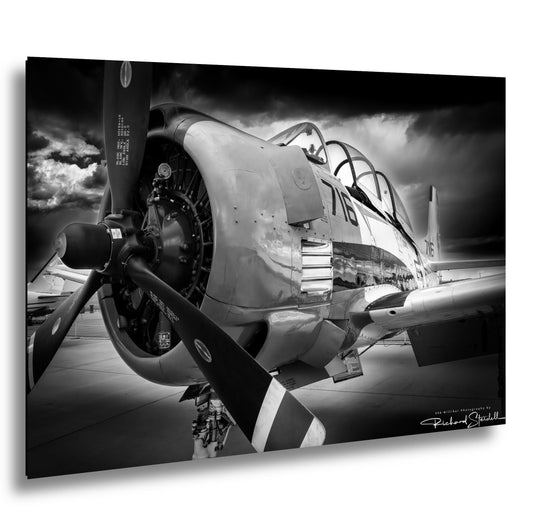 Vintage Airplane Print - Retro Aviation Decor | Acrylic Flight Art Wall
