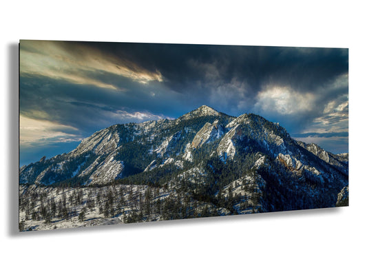 Boulder Flatirons Wall Art – Mountain Canvas Print | Colorado Wall Decor