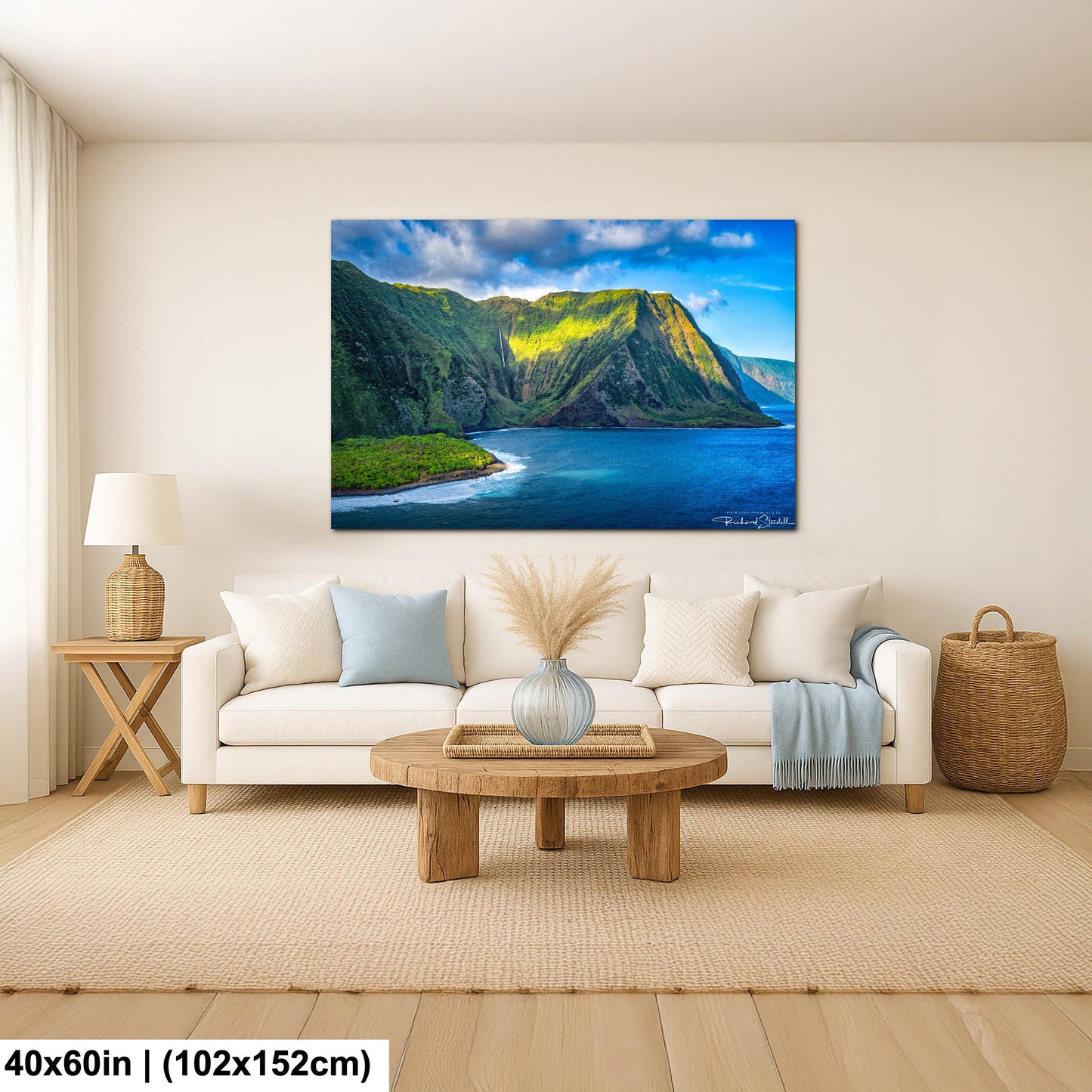 MoloKa'i Island Photo Print - Sunrise Ocean Wall Decor