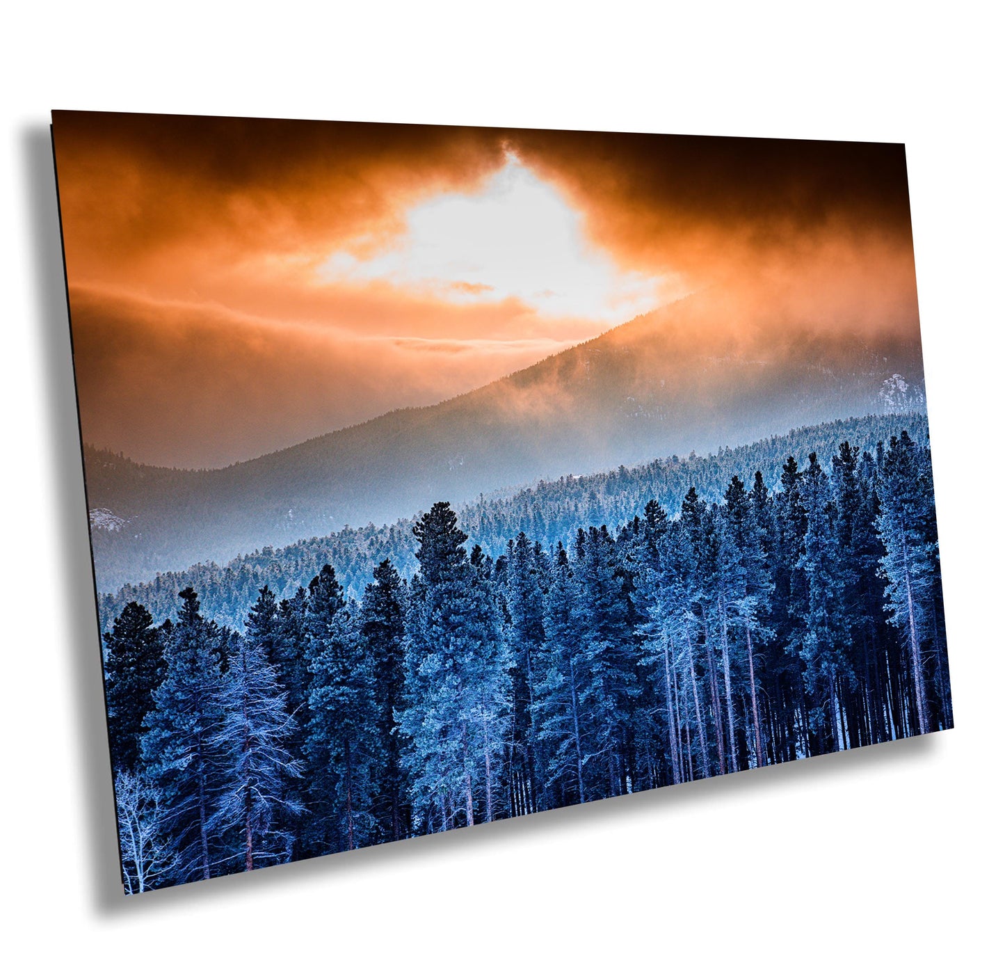 Mountain Sunrise Wall Art - Scenic Nature Landscape Decor | Ready to Hang Canvas