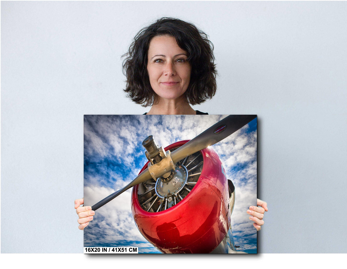 Vintage Airplane Canvas - DC-3 Military Aviation Art | Ready To Hang Canvas Print