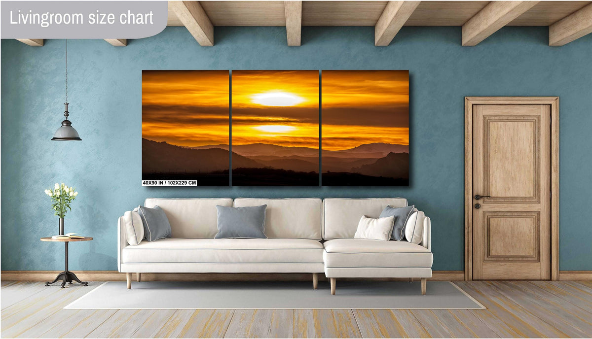 Colorado Sunset Wall Art - Vibrant Mountain Landscape Acrylic Print