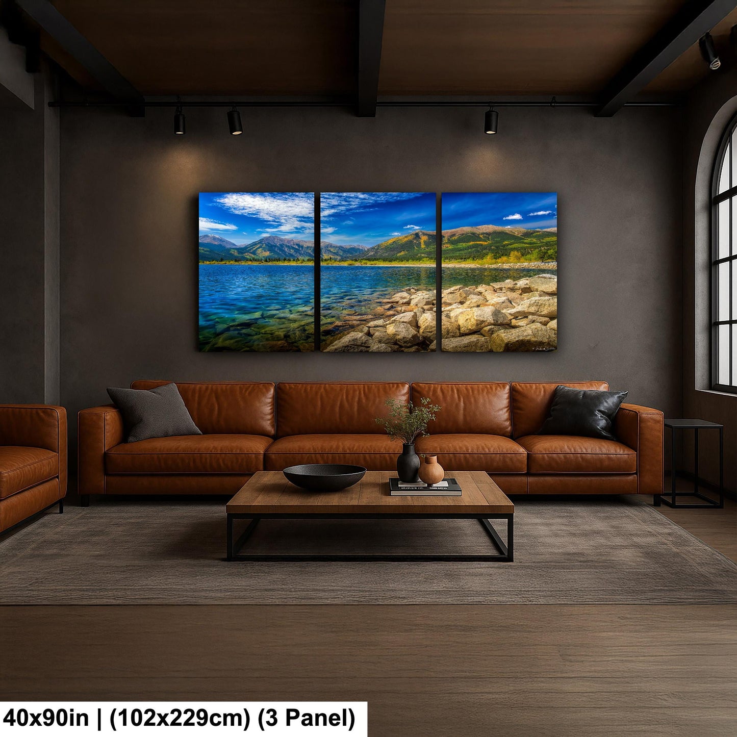 Twin Lakes Colorado Wall Art: Mountain Landscape Canvas or Metal