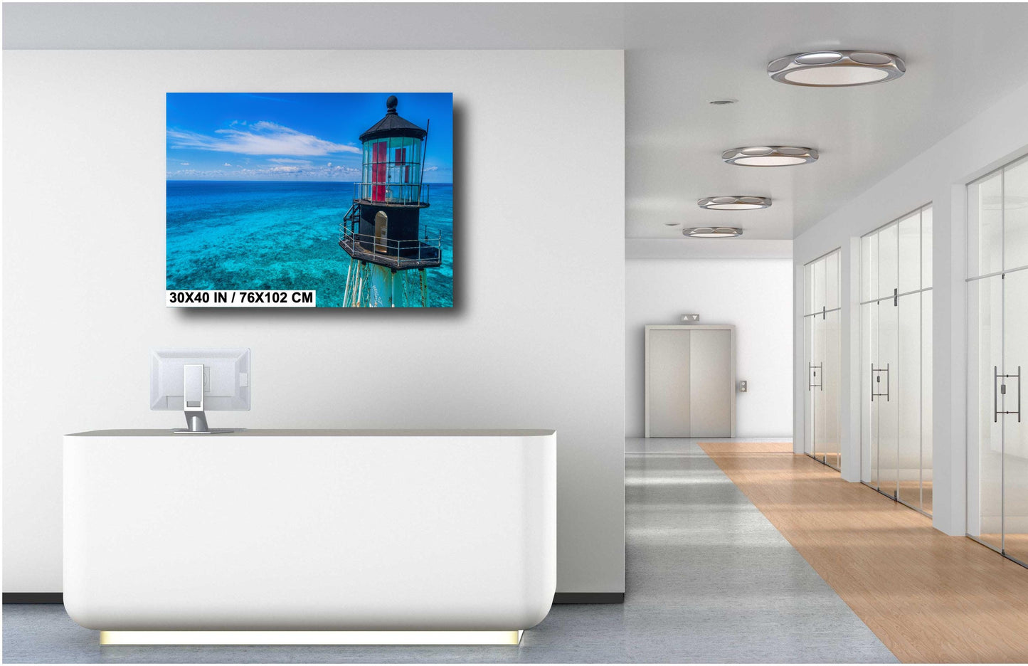 Alligator Reef Lighthouse Print - Florida Keys Wall Art | Ready To Hang Canvas