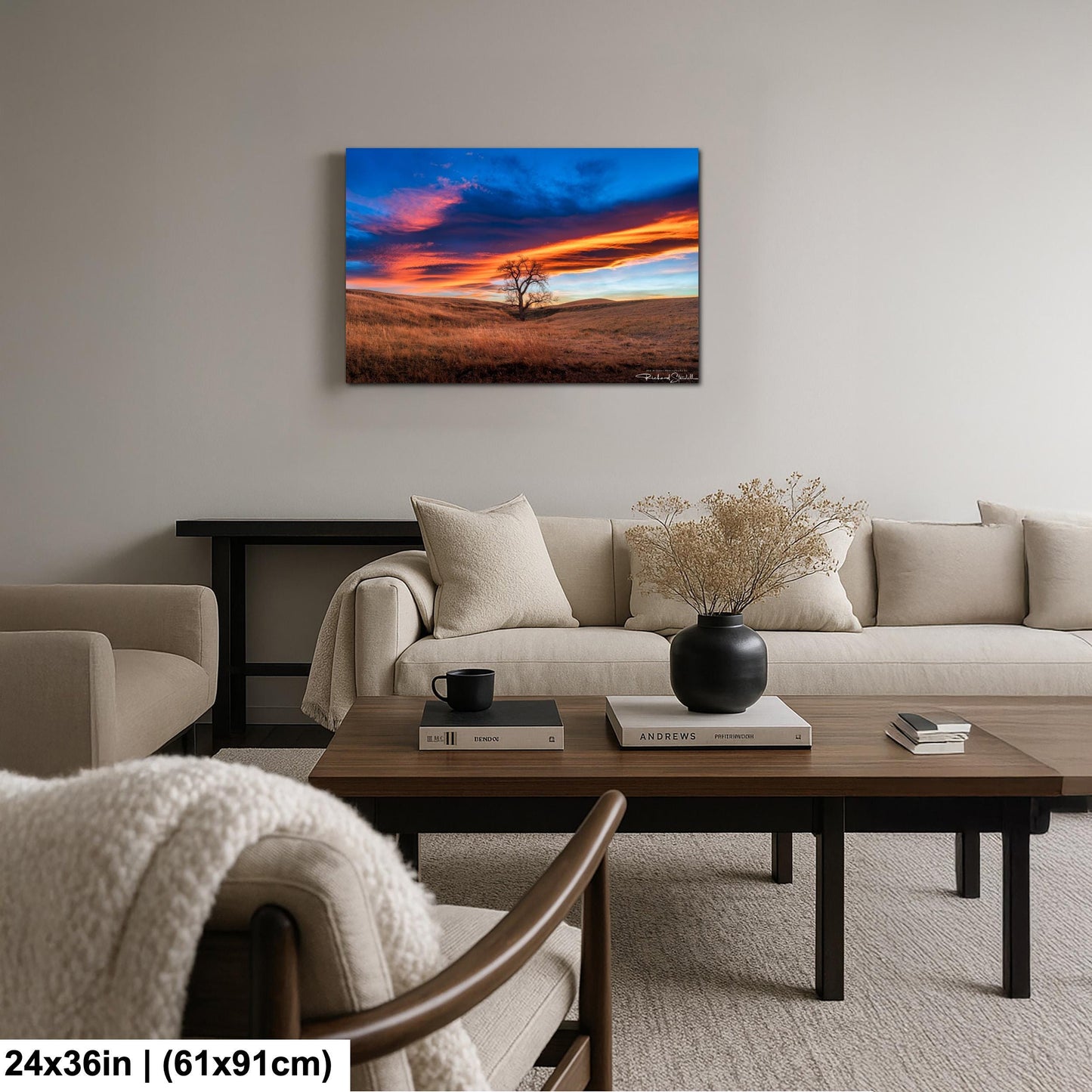 Colorado Sunset Photo Print – Western Landscape Art With Rustic Decor & Vivid Colors