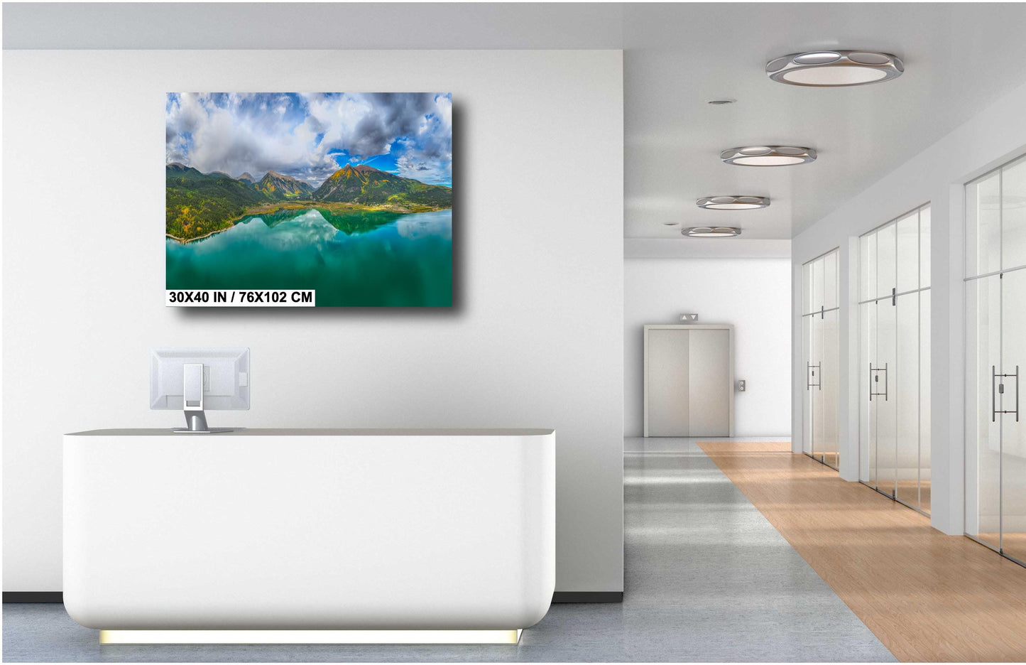 Twin Lakes Wall Art - Colorado Wall Decor | Mountain Canvas Print | Ready To Hang