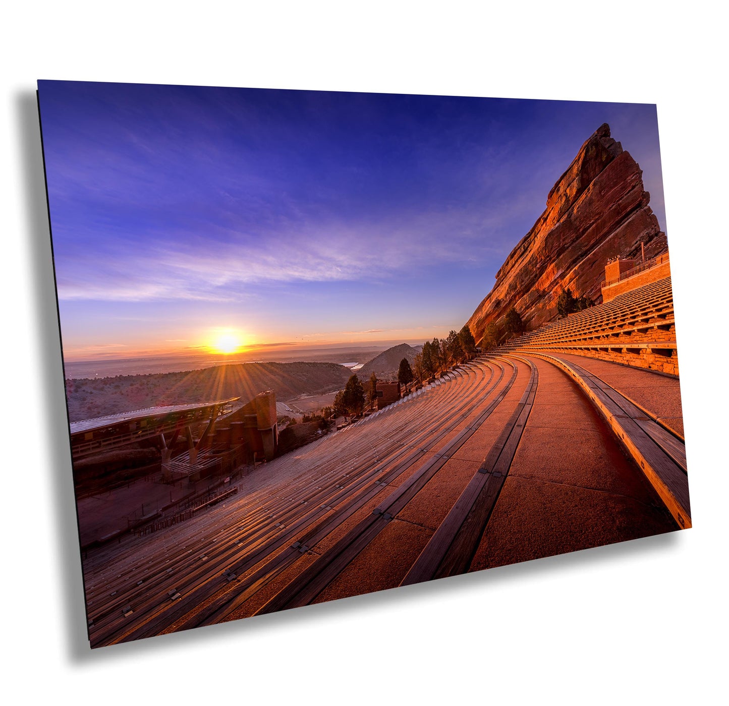 Red Rocks Landscape Print – Colorado Wall Art | Sunrise Canvas & Metal Photo
