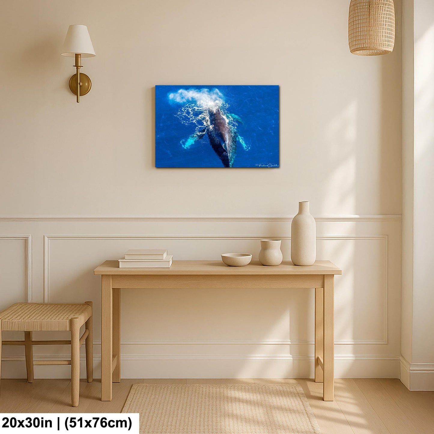 Humpback Whale Wall Art - Ocean Photo Print for Home