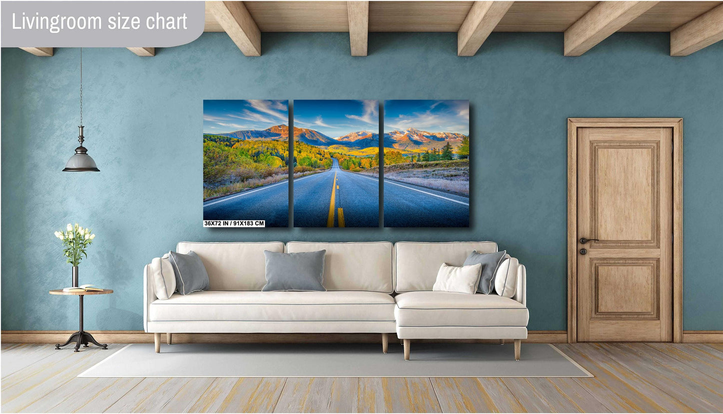 Colorado Mountain Wall Art – San Juan Mountains Photo on Ready to Hang Canvas