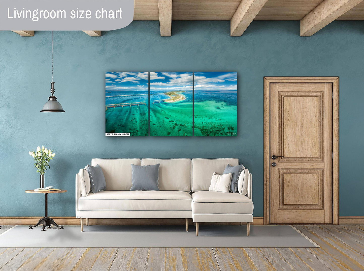 Bahia Honda Wall Art – Florida Keys Decor | Nautical Canvas Print & Metal Photo