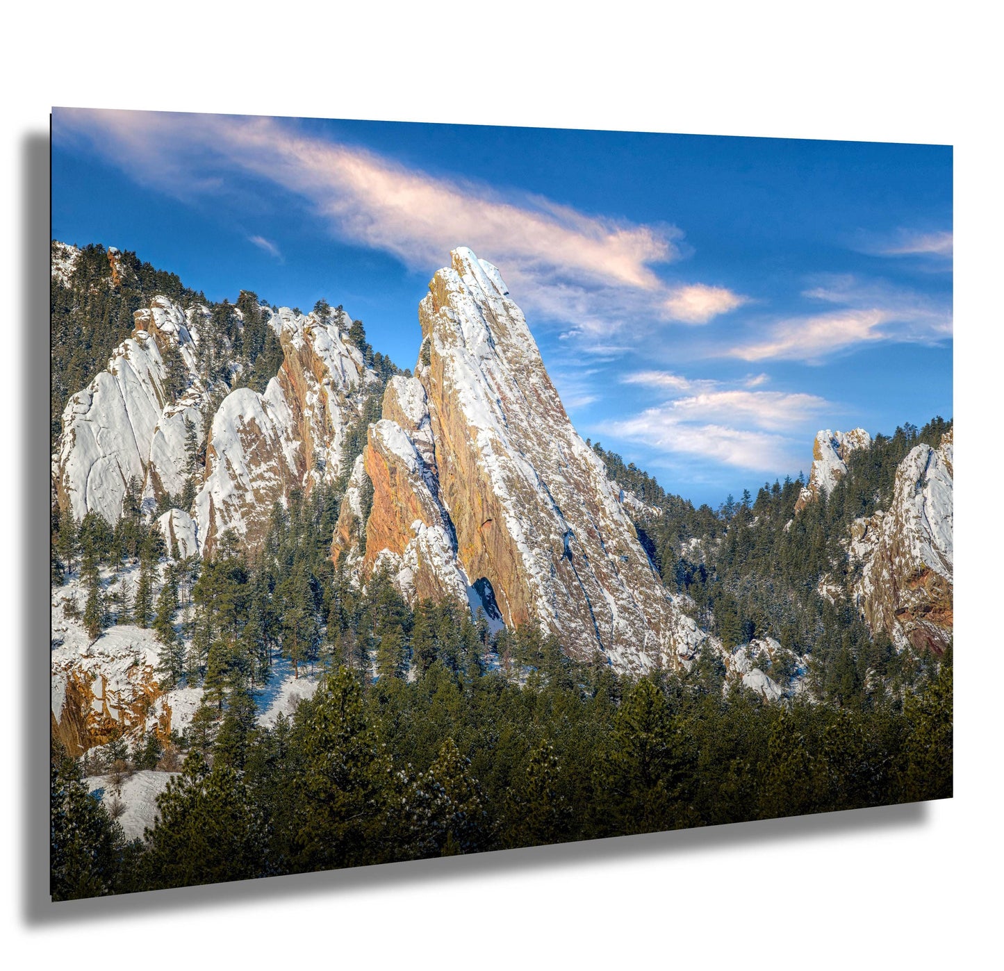 Boulder Flatirons Photo Print – Scenic Mountain Landscape Art | Ready to Hang Canvas