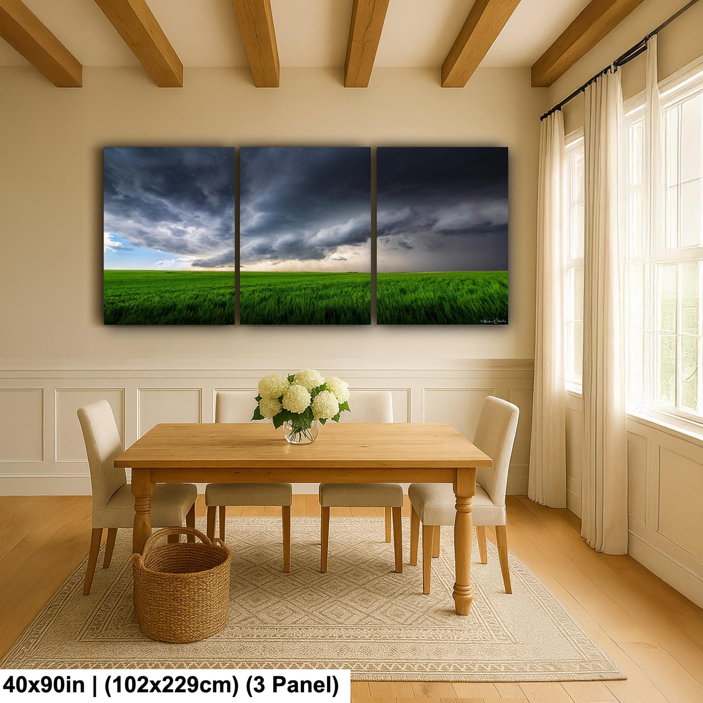 Supercell Storm Photo Print, Dramatic Clouds (Multiple Sizes)