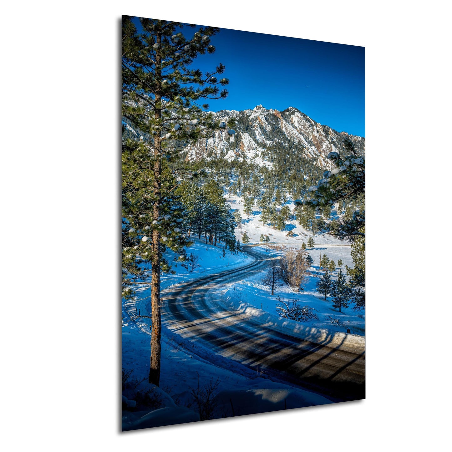 Boulder Flatirons Wall Art – Colorado Mountain Decor | Ready To Hang Canvas