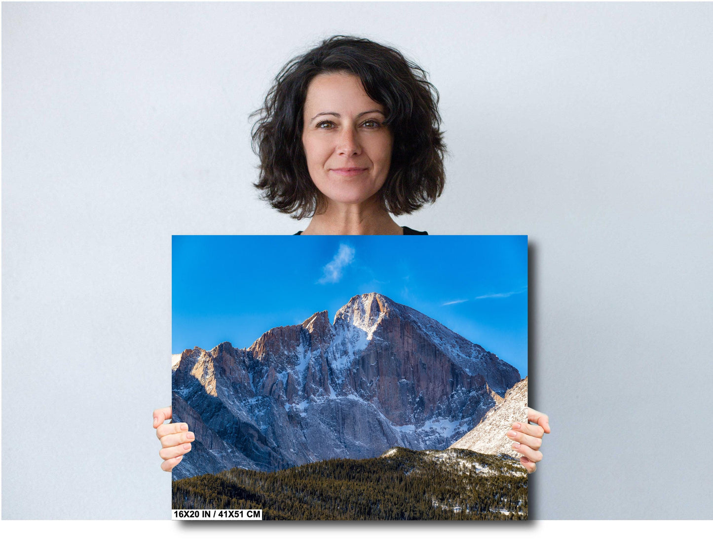 Rocky Mountain Wall Art – Longs Peak Photography on Ready To Hang Canvas