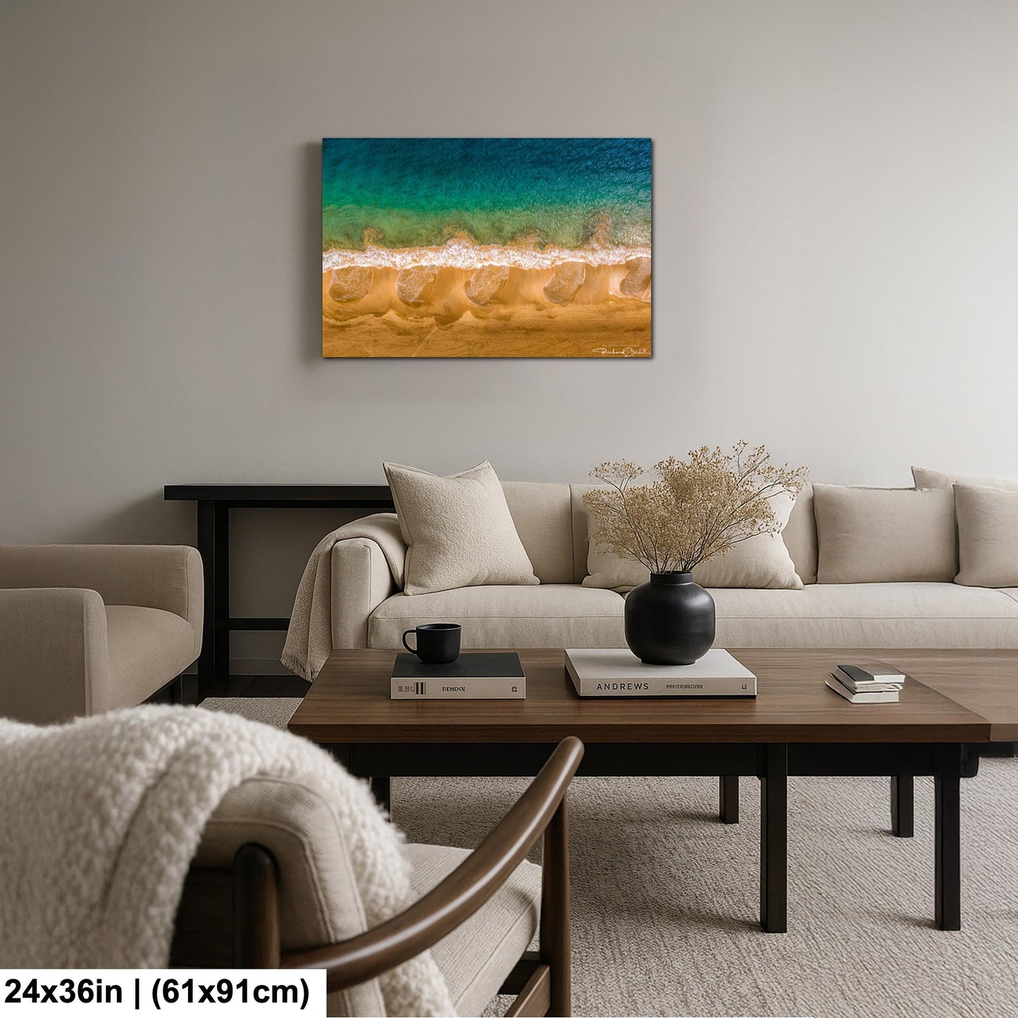 Ocean Wave Photography: Coastal Wall Art (Canvas or Metal Prints)