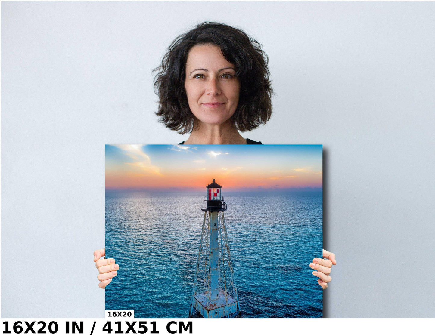 Alligator Reef Lighthouse Print – Nautical Wall Decor | Canvas, Metal & Acrylic Art