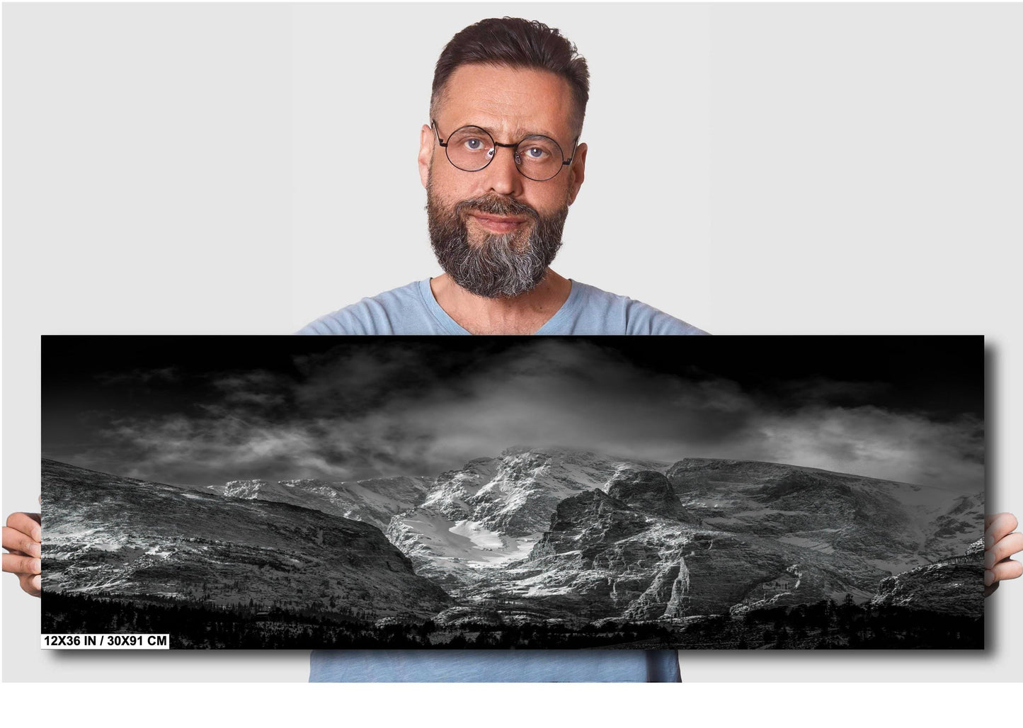 Rocky Mountain Wall Art - Vibrant Mountain Landscape Print | Ready to Hang Canvas