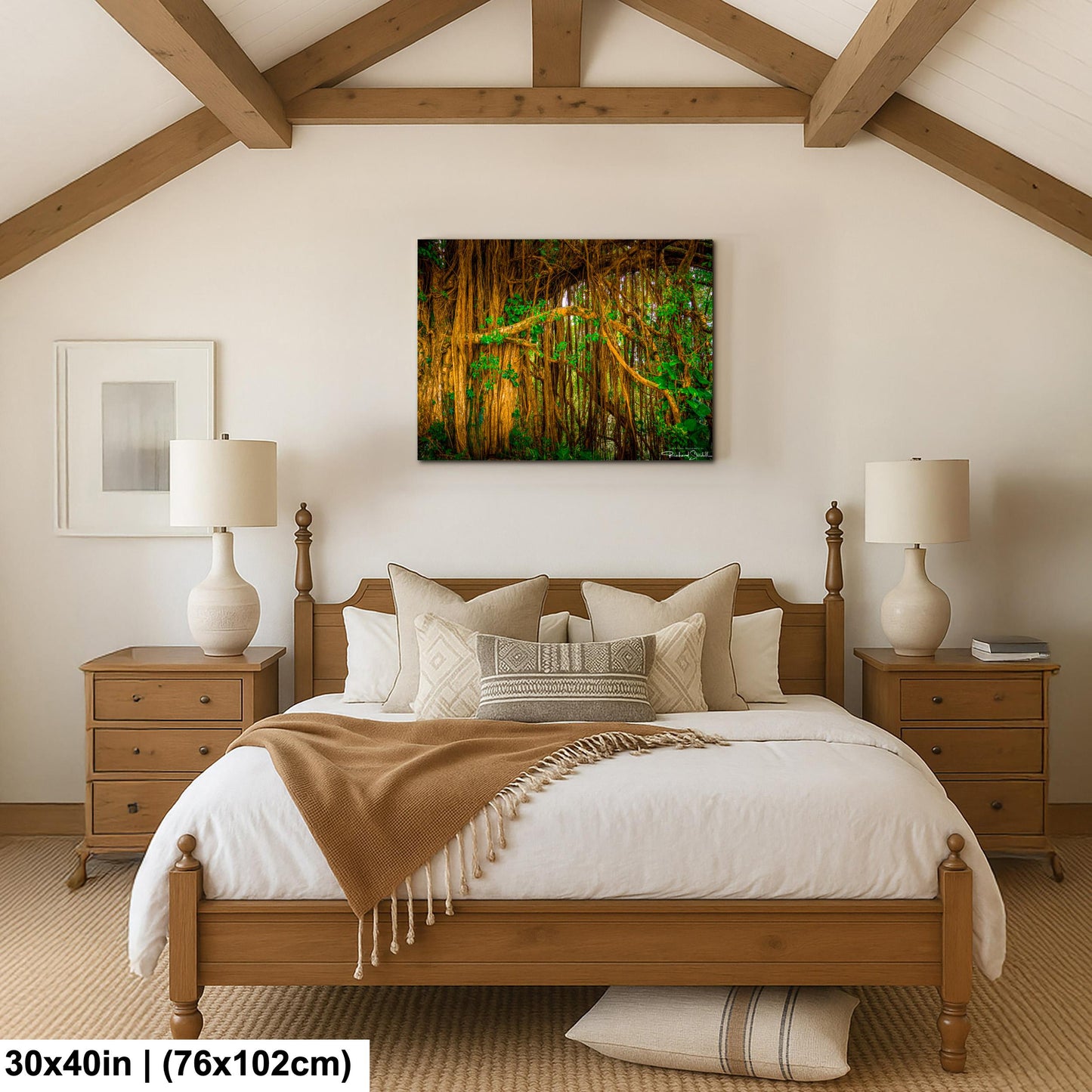 Tropical Maui Wall Art -Tree Forest Photo Print